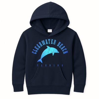Clearwater Beach Florida FL Dolphin Vacation Souvenir Kids Hoodie