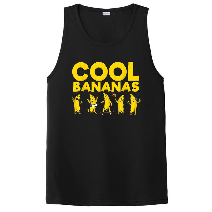 Cool Bananas | Funny Fruit Pun | Banana PosiCharge Competitor Tank