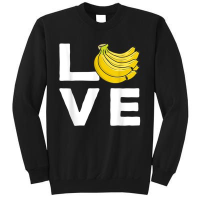 Cool Banana For Men Women Fruit Lover Bananas Hawaiian Love Sweatshirt