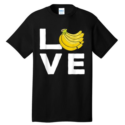 Cool Banana For Men Women Fruit Lover Bananas Hawaiian Love Tall T-Shirt