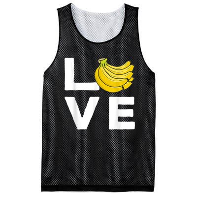 Cool Banana For Men Women Fruit Lover Bananas Hawaiian Love Mesh Reversible Basketball Jersey Tank