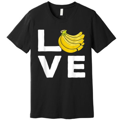 Cool Banana For Men Women Fruit Lover Bananas Hawaiian Love Premium T-Shirt