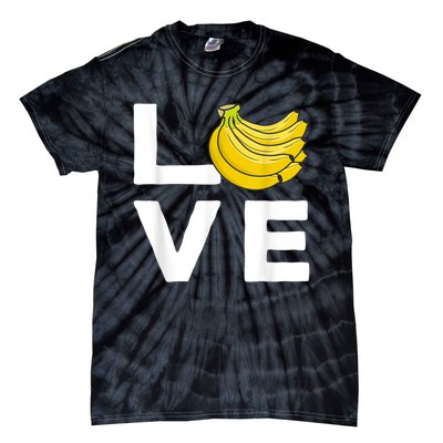 Cool Banana For Men Women Fruit Lover Bananas Hawaiian Love Tie-Dye T-Shirt