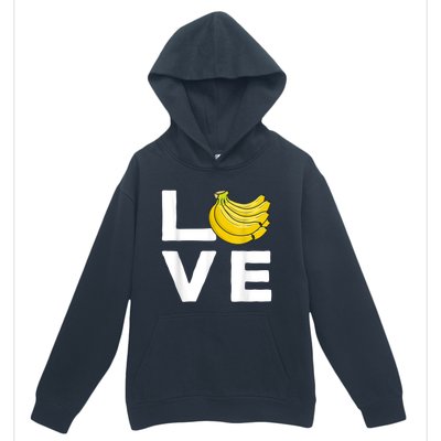 Cool Banana For Men Women Fruit Lover Bananas Hawaiian Love Urban Pullover Hoodie