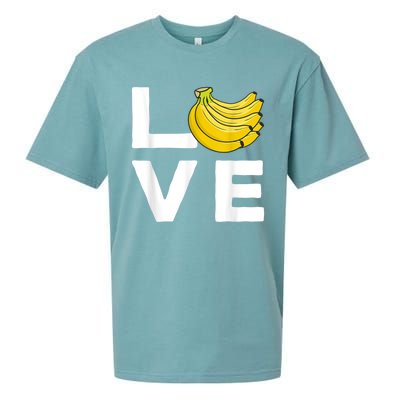 Cool Banana For Men Women Fruit Lover Bananas Hawaiian Love Sueded Cloud Jersey T-Shirt