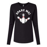 Cute Bowling For Or Spare Me Womens Cotton Relaxed Long Sleeve T-Shirt