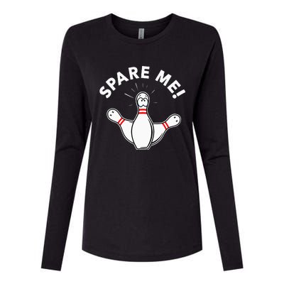 Cute Bowling For Or Spare Me Womens Cotton Relaxed Long Sleeve T-Shirt