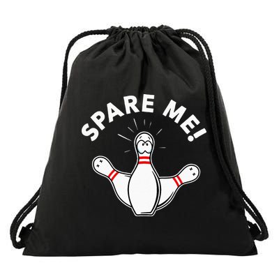 Cute Bowling For Or Spare Me Drawstring Bag