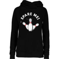 Cute Bowling For Or Spare Me Womens Funnel Neck Pullover Hood