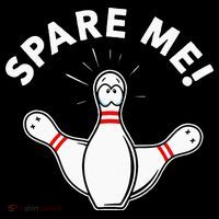 Cute Bowling For Or Spare Me 16 in Basic Backpack
