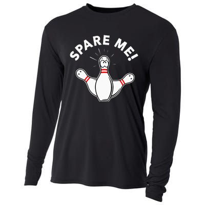 Cute Bowling For Or Spare Me Cooling Performance Long Sleeve Crew