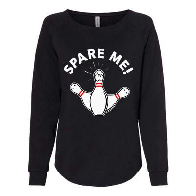 Cute Bowling For Or Spare Me Womens California Wash Sweatshirt