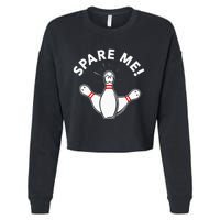 Cute Bowling For Or Spare Me Cropped Pullover Crew