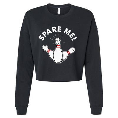 Cute Bowling For Or Spare Me Cropped Pullover Crew