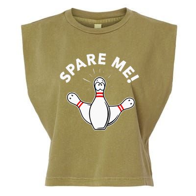 Cute Bowling For Or Spare Me Garment-Dyed Women's Muscle Tee