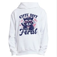 Cute But Feral Raccoon Outfits For Women Funny Raccoon Urban Pullover Hoodie