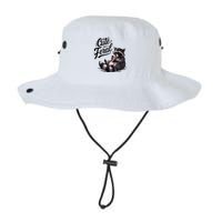 Cute But Feral Funny And Wild Raccoon Design Bucket Hat