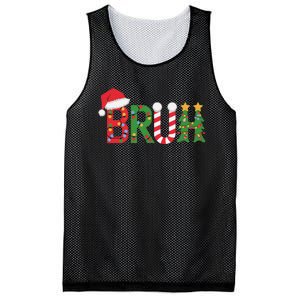 Christmas Bruh Funny Christmas Women Gift Mesh Reversible Basketball Jersey Tank