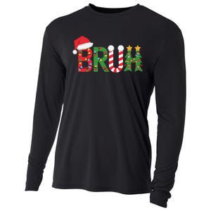 Christmas Bruh Funny Christmas Women Gift Cooling Performance Long Sleeve Crew