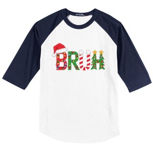 Christmas Bruh Funny Christmas Women Gift Baseball Sleeve Shirt