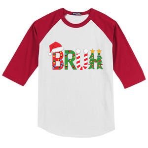 Christmas Bruh Funny Christmas Women Gift Kids Colorblock Raglan Jersey