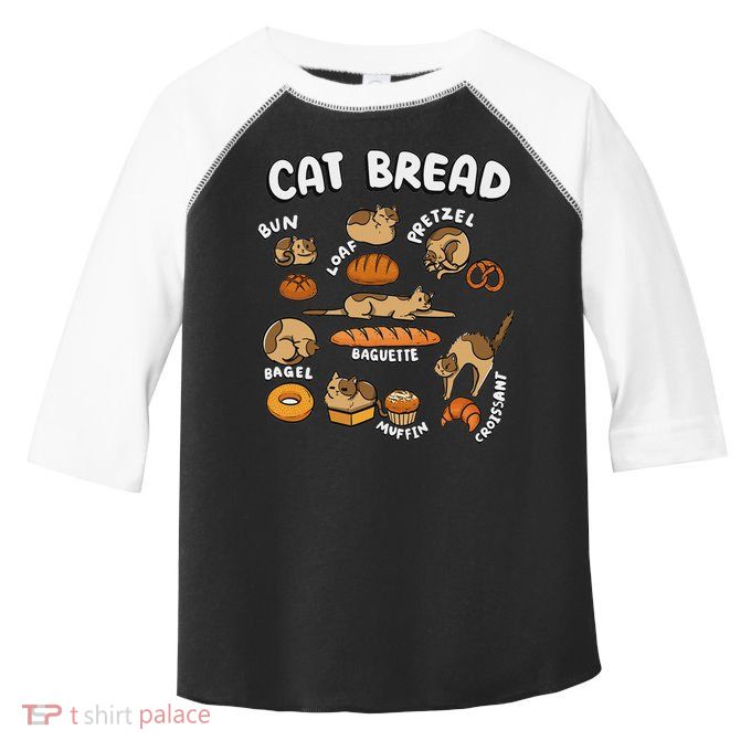 Cat Bread Foodie Kittten Pet Owner Loaf Lover Cat Toddler Fine Jersey T-Shirt