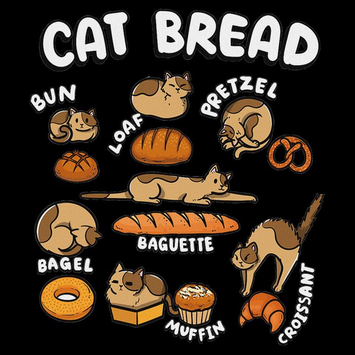 Cat Bread Foodie Kittten Pet Owner Loaf Lover Cat Visor