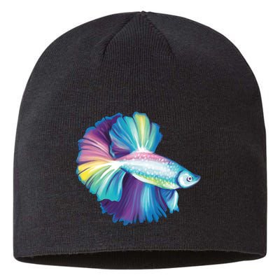Colorful Betta Fish Swimming Sustainable Beanie