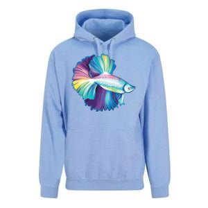 Colorful Betta Fish Swimming Unisex Surf Hoodie