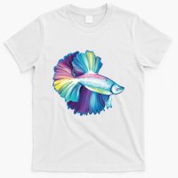 Colorful Betta Fish Swimming T-Shirt