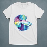 Colorful Betta Fish Swimming T-Shirt