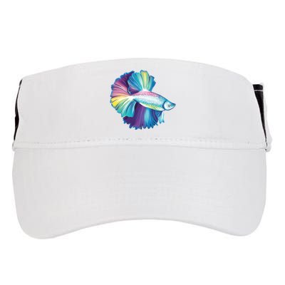 Colorful Betta Fish Swimming Adult Drive Performance Visor