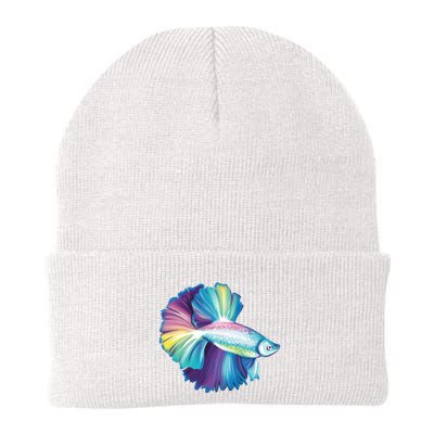 Colorful Betta Fish Swimming Beanie
