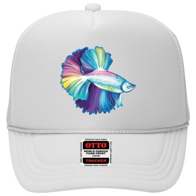 Colorful Betta Fish Swimming Trucker Hat
