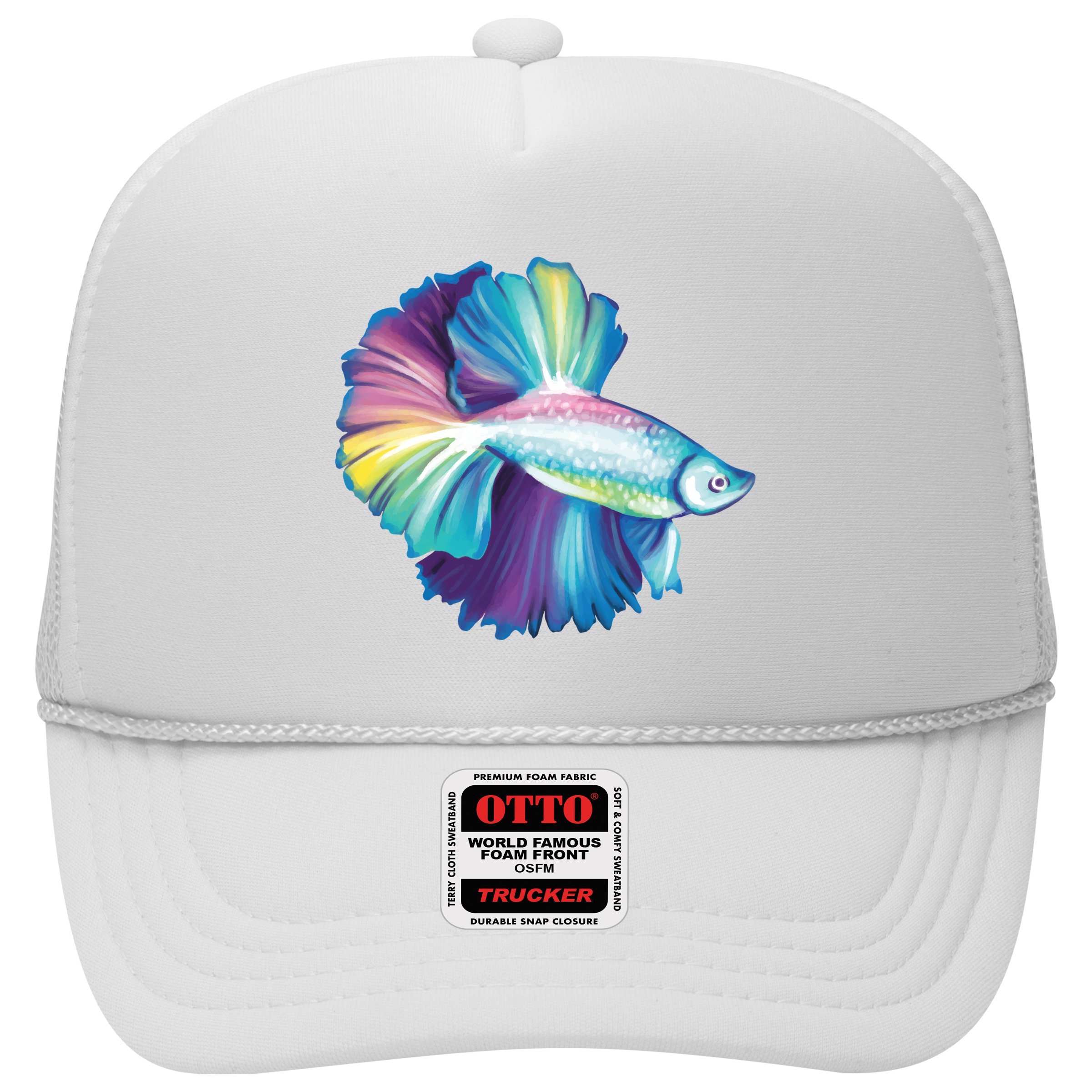 Colorful Betta Fish Swimming Hat