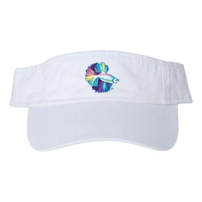 Colorful Betta Fish Swimming Visor