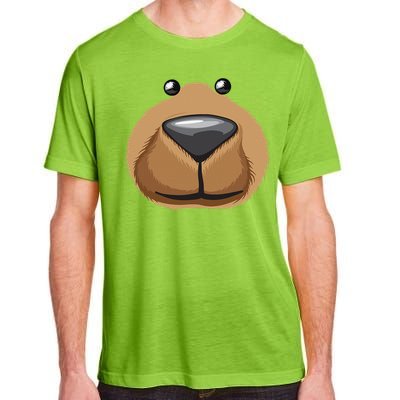 Cute Bear Face Costume Funny Halloween Teddy DIY Gift Adult ChromaSoft Performance T-Shirt