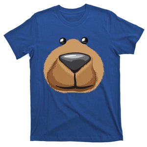 Cute Bear Face Costume Funny Halloween Teddy DIY Gift T-Shirt