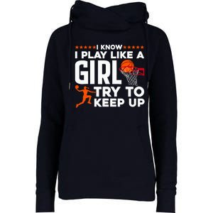 Cool Basketball For Girl Wo College Basketball Team Coach Womens Funnel Neck Pullover Hood