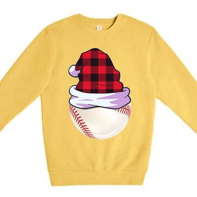 Christmas Baseball Funny Gift Baseball Player Gift Pitcher Meaningful Gift Premium Crewneck Sweatshirt