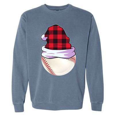 Christmas Baseball Funny Gift Baseball Player Gift Pitcher Meaningful Gift Garment-Dyed Sweatshirt