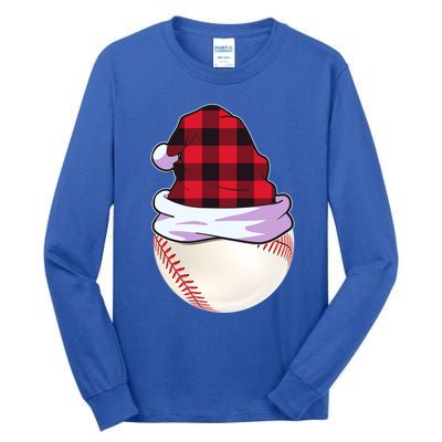 Christmas Baseball Funny Gift Baseball Player Gift Pitcher Meaningful Gift Tall Long Sleeve T-Shirt