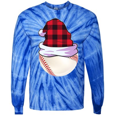 Christmas Baseball Funny Gift Baseball Player Gift Pitcher Meaningful Gift Tie-Dye Long Sleeve Shirt