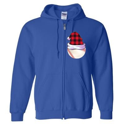 Christmas Baseball Funny Gift Baseball Player Gift Pitcher Meaningful Gift Full Zip Hoodie