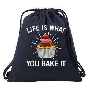 Cool Baking For Baker Cookie Cupcake Pastry Chef Drawstring Bag