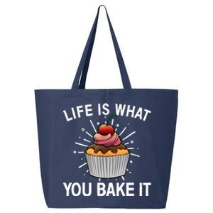 Cool Baking For Baker Cookie Cupcake Pastry Chef 25L Jumbo Tote