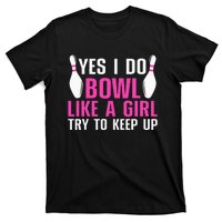 Cute Bowling For Women Bowler Spare Me Ladies Bowling T-Shirt