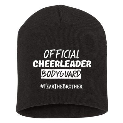 Cheerleader Bodyguard Fear The Brother Short Acrylic Beanie