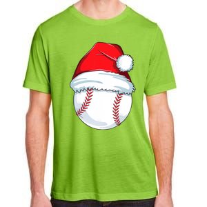 Christmas Baseball For Kids Men Ball Santa Pajama Adult ChromaSoft Performance T-Shirt