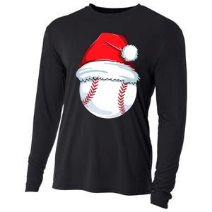 Christmas Baseball For Kids Men Ball Santa Pajama Cooling Performance Long Sleeve Crew